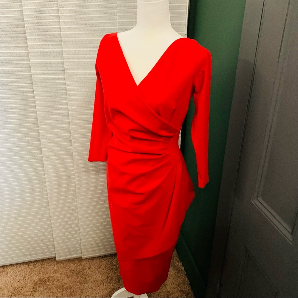 Chairs boni red dress